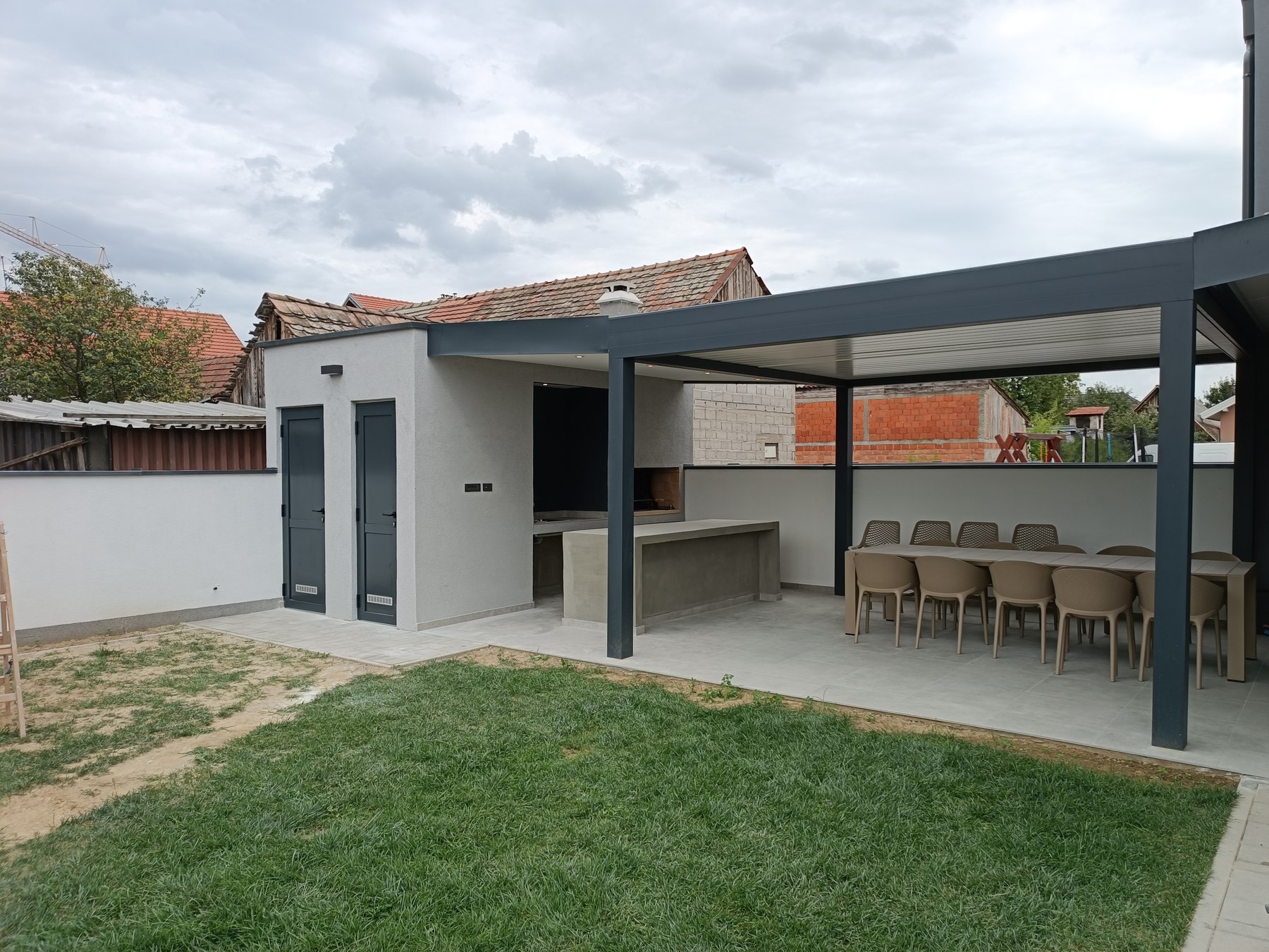 Outdoor terrace construction in Dugo Selo